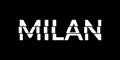 Milan typography text. Milan print or slogan with glitch effect. T-Shirt, print, poster, graphic design. Vector illustration.